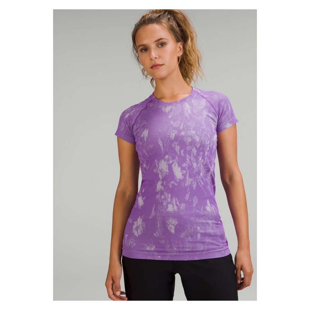 lululemon athletica Purple Short Sleeve Tee